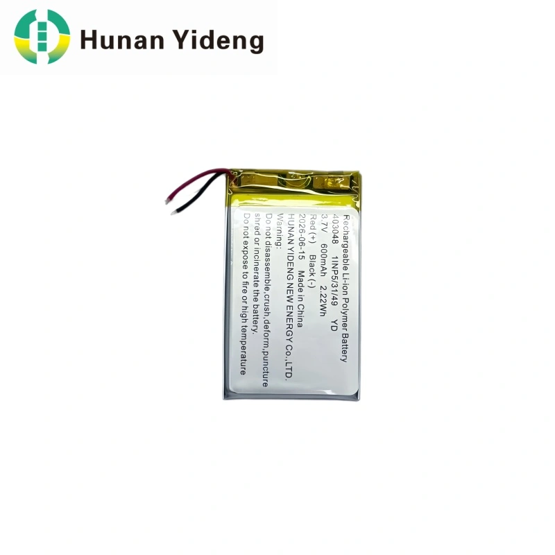 3.7V 450mAh 403048 अल्ट्रा थिन लिथियम पॉलिमर बैटरी मिनी लिपो सेल