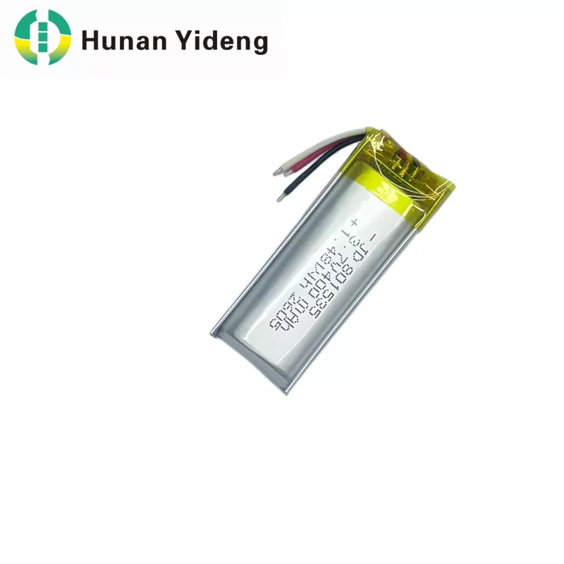 3.7V 600mAh 801535 फ्लैट लिथियम पॉलिमर रिचार्जेबल लिपो बैटरी