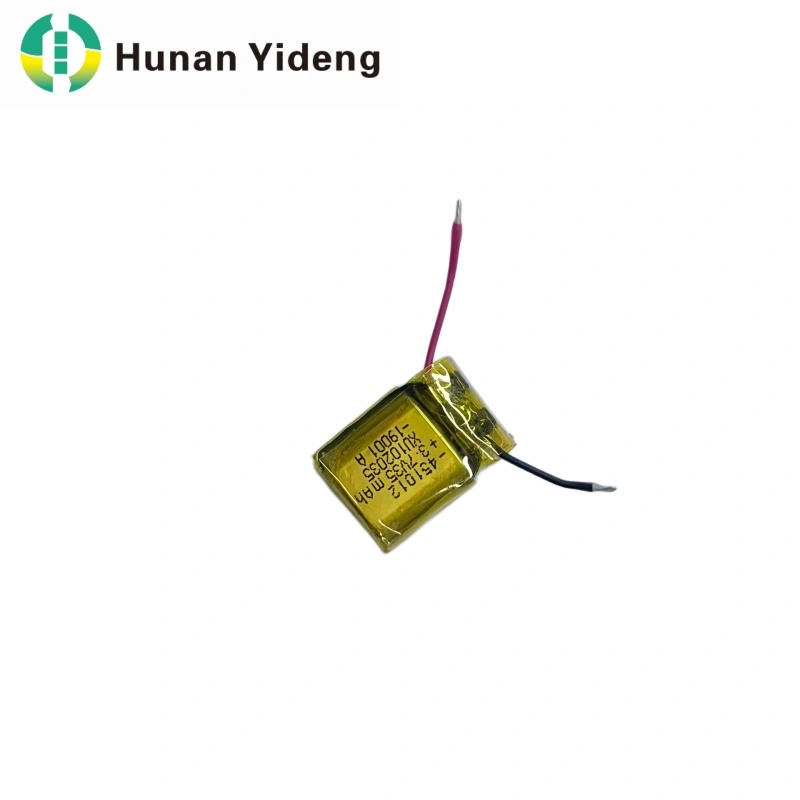ब्लूटूथ हेडसेट के लिए 451012 35mah ली पॉलिमर बैटरी