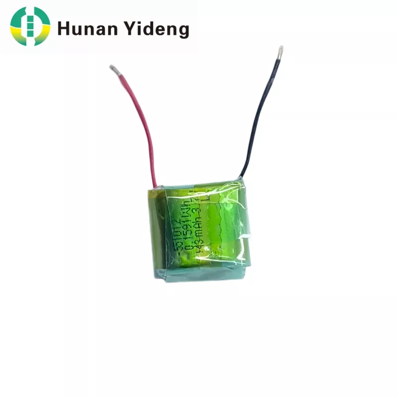 551012 3.7V 43mah इलेक्ट्रिक खिलौने ली पॉलिमर बैटरी