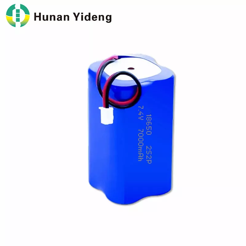 7.4V 4400mAh 18650 2S2P लिथियम आयन बैटरी पैक