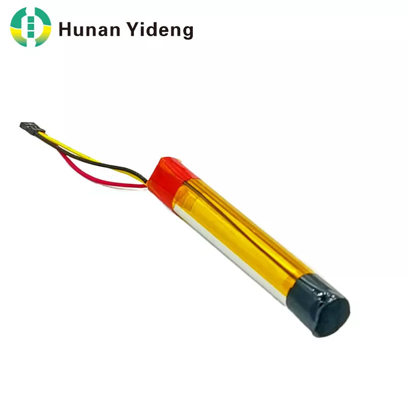 75500 3.7V 220mAh छोटी बेलनाकार लिथियम आयन रिचार्जेबल बैटरी