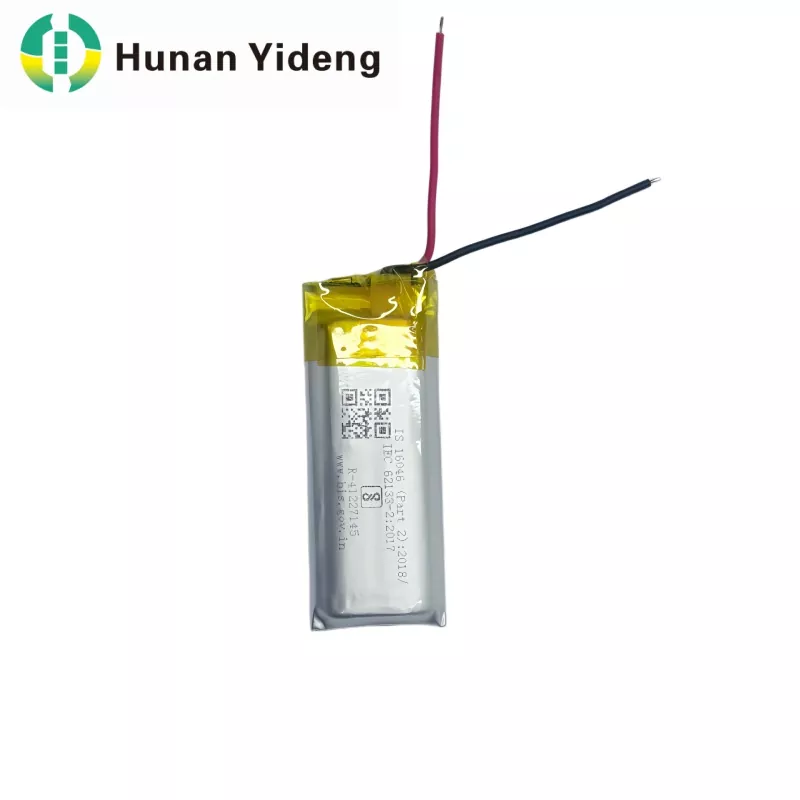 स्मार्ट डोर लॉक के लिए 801435 3.7v 500mah ली आयन बैटरी पैक 1.48wh