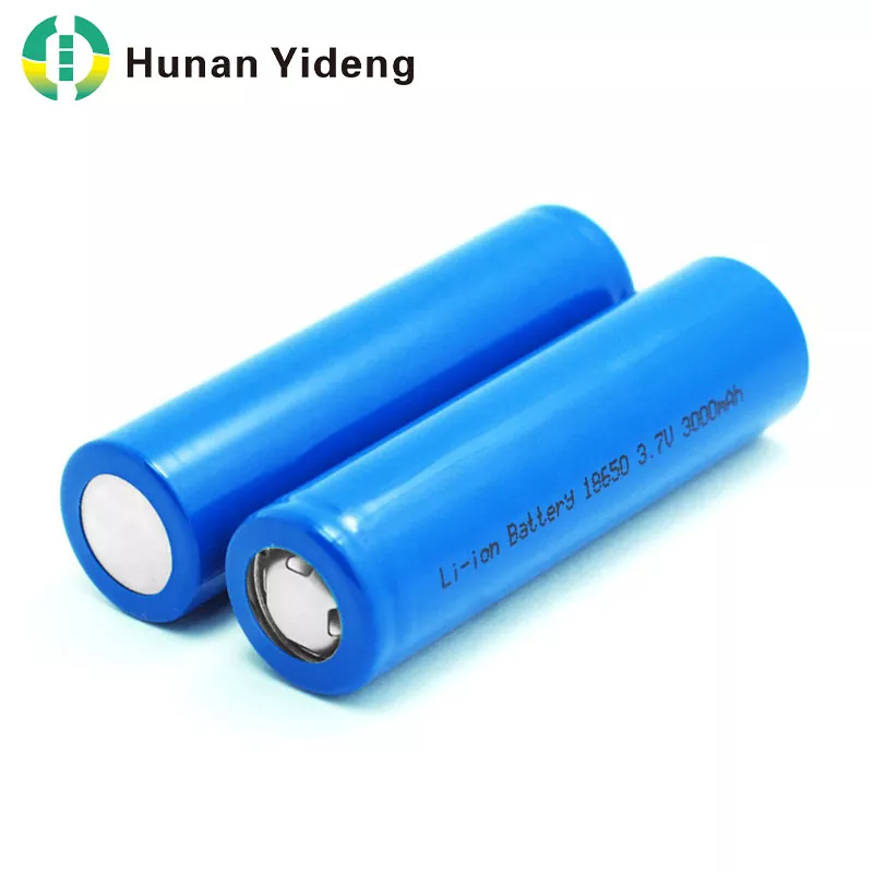 उच्च क्षमता 18650 बेलनाकार लिथियम आयन बैटरी 3.7V 3000mAh